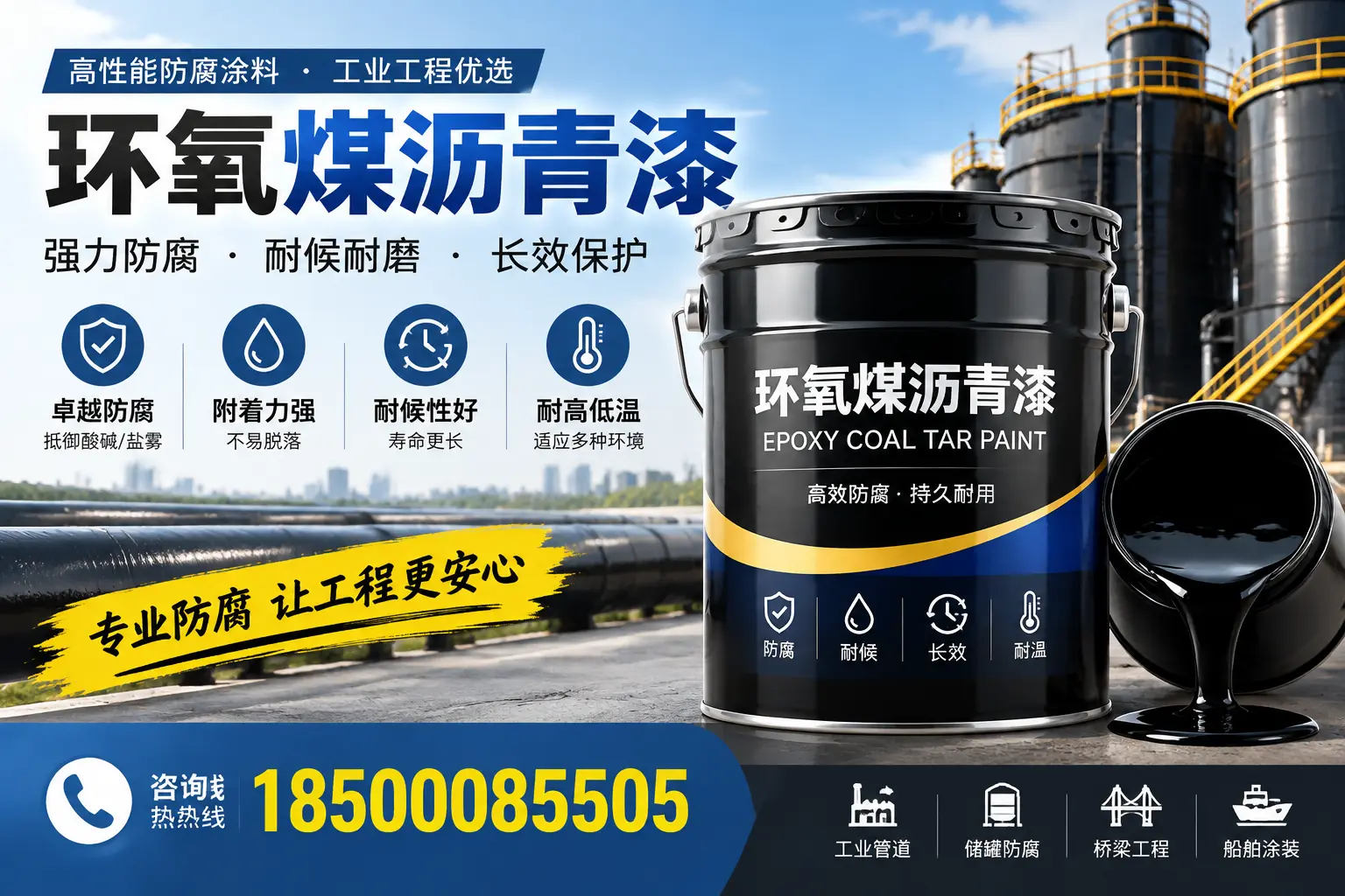 环氧煤沥青漆的施工方法与注意事项,确保在武威顺利完成